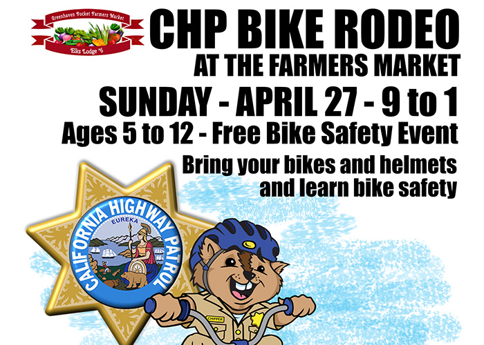 CHP Bike Rodeo At the Farmers Market